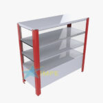 Qual o melhor tipo de balcão vitrine para destacar produtos de valor em lojas pequenas?