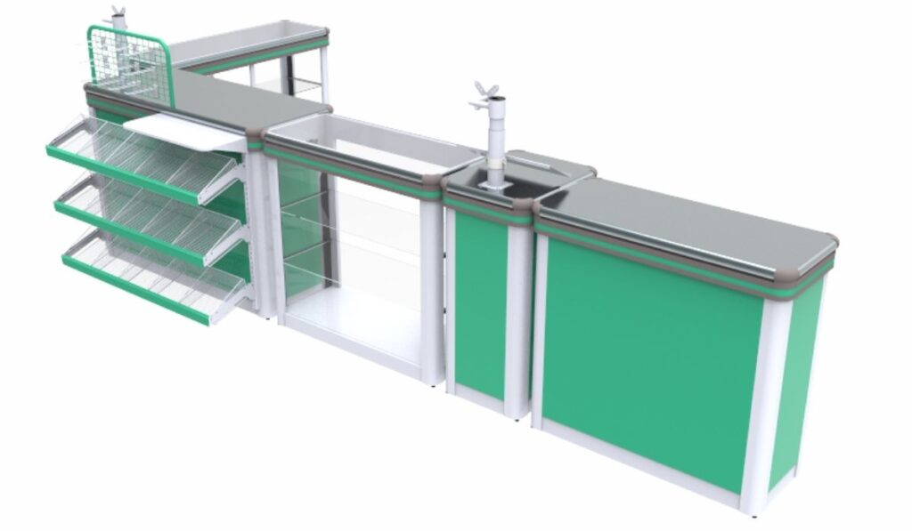 Vantagens balcão com expositor