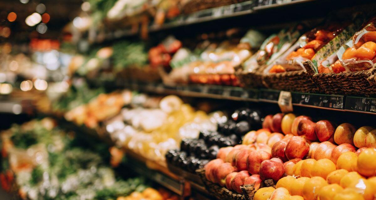 Expositor para hortifrúti + estratégico: mantendo produtos frescos com um layout logístico inteligente