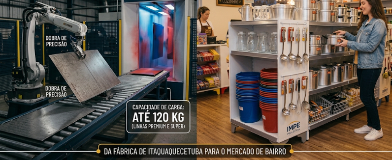 Como Escolher o Expositor para Mercado de Bairro Ideal para a Seção de Utilidades Domésticas